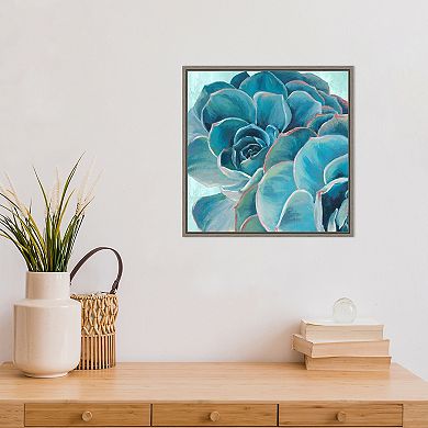 Amanti Art Grasping I Succulent Framed Canvas Wall Art