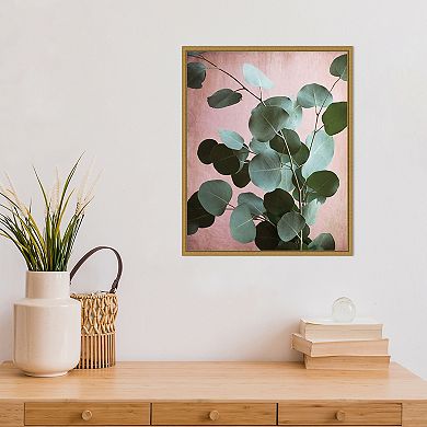 Amanti Art Sage Eucalyptus No. 1 Framed Canvas Print