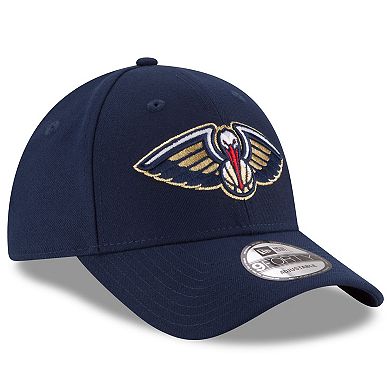 Men's New Era Navy New Orleans Pelicans Official Team Color 9FORTY Adjustable Hat