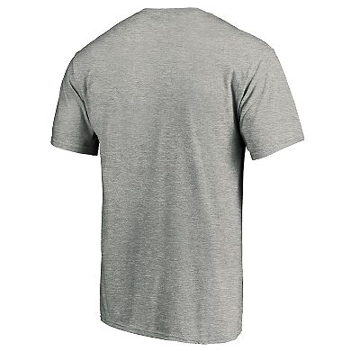 Men's Fanatics Branded Heathered Gray Los Angeles Rams Primary Logo T-Shirt