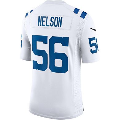 Men's Nike Quenton Nelson White Indianapolis Colts Vapor Limited Jersey