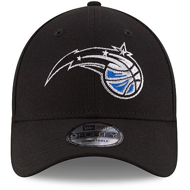 Men's New Era Black Orlando Magic Official Team Color 9FORTY Adjustable Hat