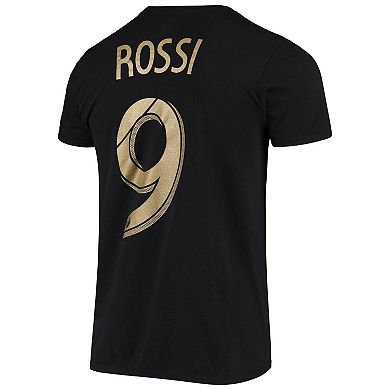 Men's Fanatics Branded Diego Rossi Black LAFC Authentic Stack T-Shirt