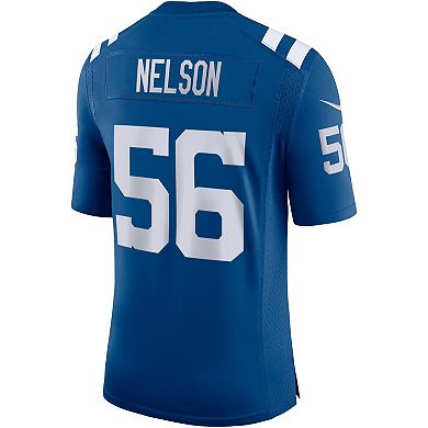 Men's Nike Quenton Nelson Royal Indianapolis Colts Vapor Limited Jersey