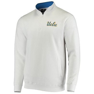 Men's Colosseum White UCLA Bruins Tortugas Logo Quarter-Zip Jacket