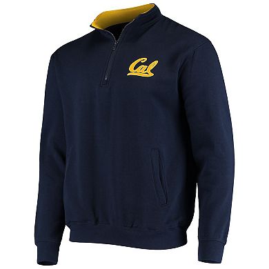 Men's Colosseum Navy Cal Bears Tortugas Logo Quarter-Zip Jacket