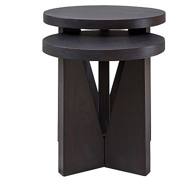 Uttermost Nadette 2-Piece Nesting End Table Set