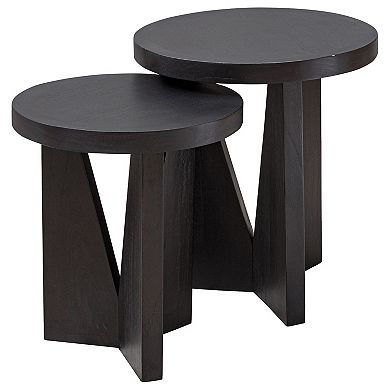 Uttermost Nadette 2-Piece Nesting End Table Set