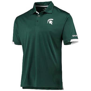 Men's Colosseum Green Michigan State Spartans Santry Lightweight Polo