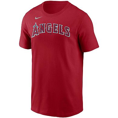 Men's Nike Anthony Rendon Red Los Angeles Angels Name & Number T-Shirt