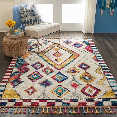 Nourison Moroccan Casbah Diamond Area Rug