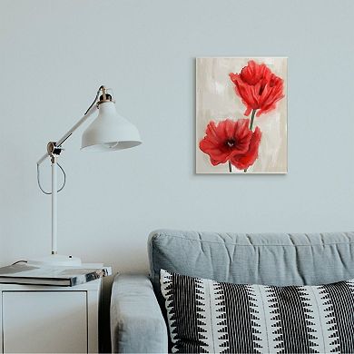Stupell Home Decor Poppies Plaque Wall Art