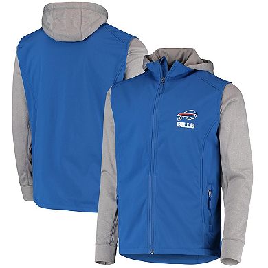 Men's Dunbrooke Royal/Gray Buffalo Bills Alpha Full-Zip Jacket