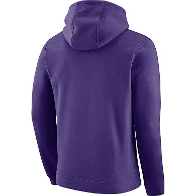 Men's Nike Purple LSU Tigers Vault Club Fleece Pullover Hoodie