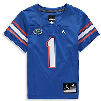 Preschool Nike #1 Royal Florida Gators Team Replica Football Jersey