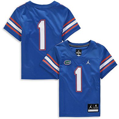 Preschool Nike #1 Royal Florida Gators Team Replica Football Jersey