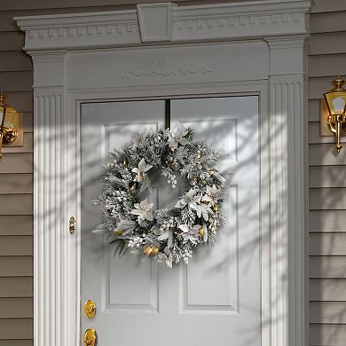 National Tree Company 24-in. Light-Up Frosted Colonial Fir Artificial Christmas Wreath