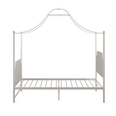 Little Seeds Monarch Hill Clementine Canopy Bed and Twin-Size Frame