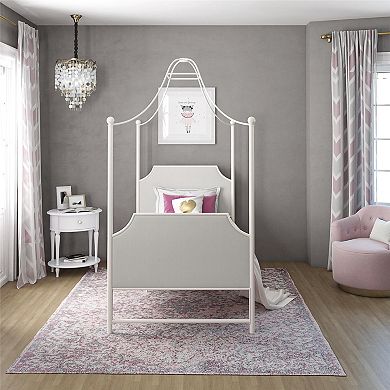 Little Seeds Monarch Hill Clementine Canopy Bed and Twin-Size Frame