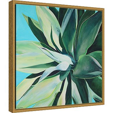 Amanti Art Rest in Its Glory Succulent Framed Canvas Wall Art