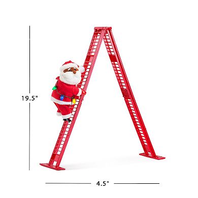 Mr. Christmas Tabletop Climber Santa Table Decor