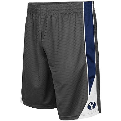 Men's Colosseum Charcoal BYU Cougars Turnover Shorts