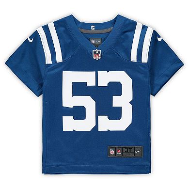 Toddler Nike Shaquille Leonard Royal Indianapolis Colts Game Jersey