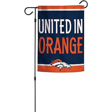 WinCraft Denver Broncos 2-Sided 12'' x 18'' Garden Flag