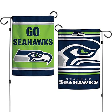 Seattle Seahawks WinCraft 2-Sided 12'' x 18'' Garden Flag