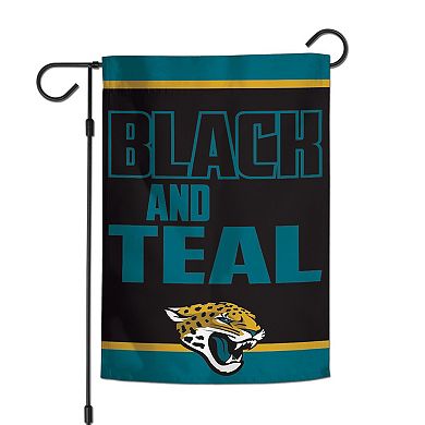 WinCraft Jacksonville Jaguars Team 2-Sided 12'' x 18'' Garden Flag