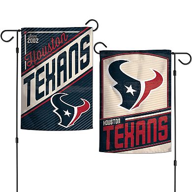 WinCraft Houston Texans 2-Sided 12'' x 18'' Team Garden Flag