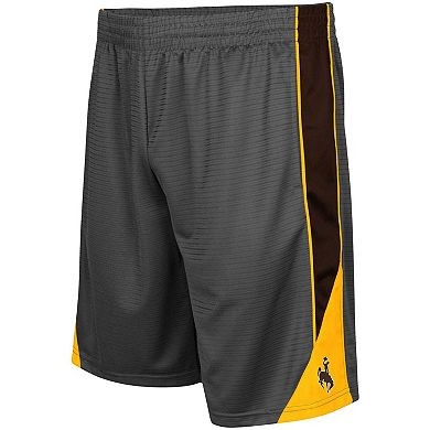 Men's Colosseum Charcoal Wyoming Cowboys Turnover Shorts