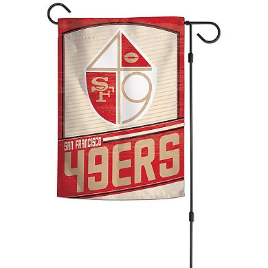 San Francisco 49ers WinCraft 2-Sided 12'' x 18'' Garden Flag