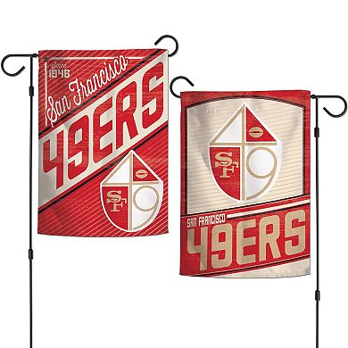 San Francisco 49ers WinCraft 2-Sided 12'' x 18'' Garden Flag