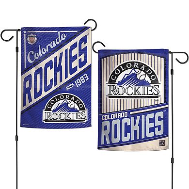 Colorado Rockies WinCraft 2-Sided 12'' x 18'' Garden Flag