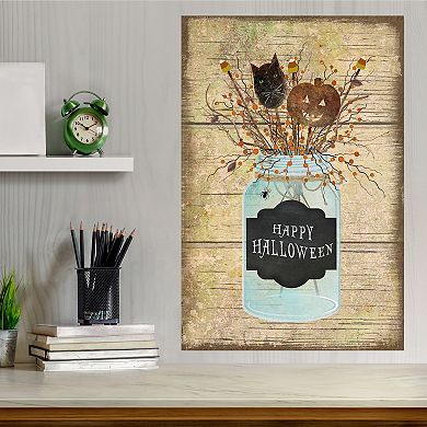 Courtside Market Halloween Jar Canvas Wall Art