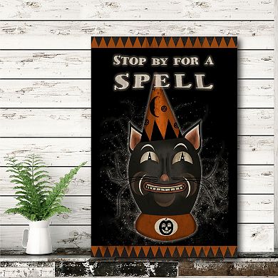 Courtside Market Stop By For a Spell Canvas Wall Art