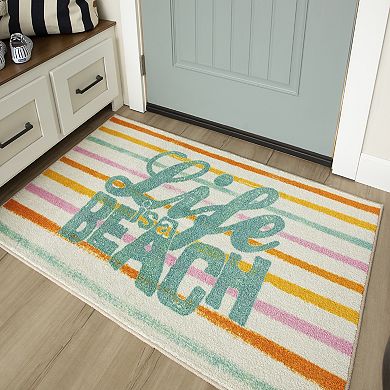 Mohawk Home Prismatic Life Is A Beach Rug