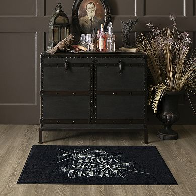 Mohawk Home Trick or Treat Web Rug