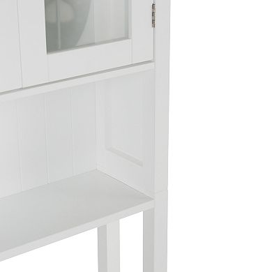 Simpli Home Acadian Over the Toilet Storage Cabinet