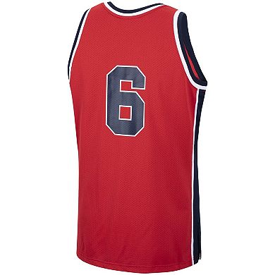Men's Mitchell & Ness Patrick Ewing Red USA Basketball Authentic 1984 Jersey