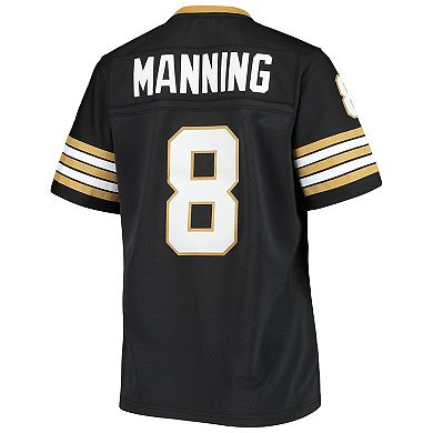 Women's Mitchell & Ness Archie Manning Black New Orleans Saints 1979 Legacy Replica Jersey