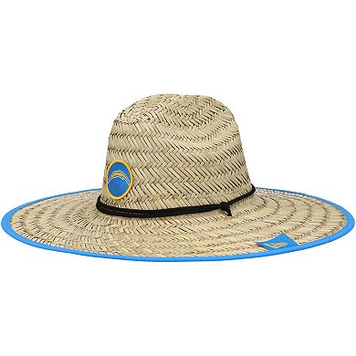 Men's New Era Natural Los Angeles Chargers 2021 NFL Training Camp Official Straw Lifeguard Hat