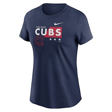 Women's Nike Navy Chicago Cubs Americana T-Shirt