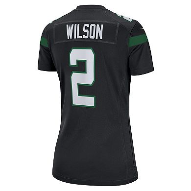 Women's Nike Zach Wilson Black New York Jets Player Jersey