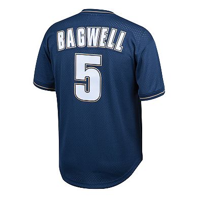 Youth Mitchell & Ness Jeff Bagwell Navy Houston Astros Cooperstown Collection Mesh Batting Practice Jersey
