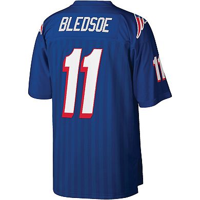 Men's Mitchell & Ness Drew Bledsoe Royal New England Patriots Legacy Replica Jersey
