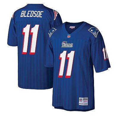 Men's Mitchell & Ness Drew Bledsoe Royal New England Patriots Legacy Replica Jersey