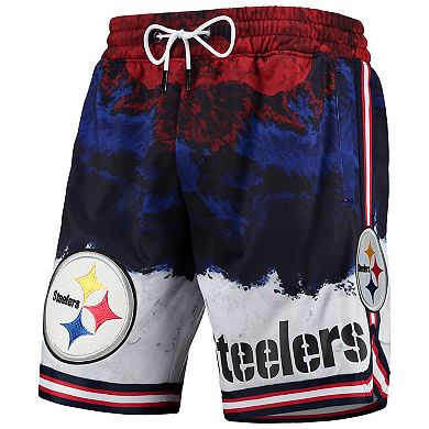 Men's Pro Standard Navy/Red Pittsburgh Steelers Americana Shorts