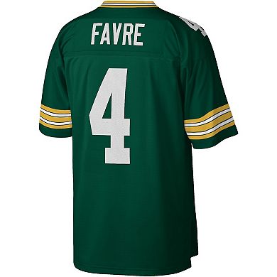 Men's Mitchell & Ness Brett Favre Green Green Bay Packers Legacy Replica Jersey